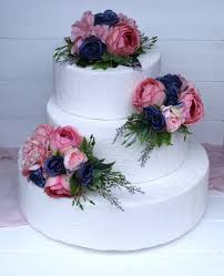 Pink Blue Navy Cake Topper Blue Cake Topper Dusty Cake Topper Floral Cake  Topper Peony Cake Topper Boho Cake Topper Wedding Cake Topper