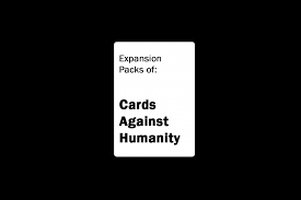Check spelling or type a new query. Cards Against Humanity 20 List Of All Expansion Packs
