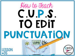 Writing Mini Lesson 35 On Punctuation Rockin Resources