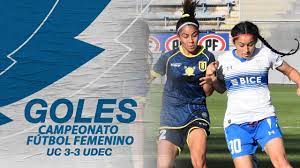 La selección femenina de fútbol de chile, también conocida como la roja femenina, es el equipo representativo de dicho país en las competiciones oficiales de fútbol femenino. Goles Universidad Catolica 3 3 Universidad De Concepcion Campeonato Futbol Femenino Youtube