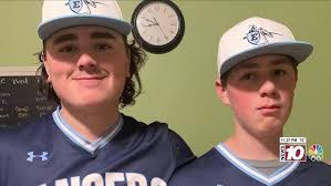 Baseball brothers share special moment weeks apart