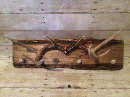 Antler Coat Rack Jewlery Holder Organizer Like The Idea Of Mounting It Onto A Wood Shelf Antler Coat Rack Deer Antler Decor Deer Hunting Decor