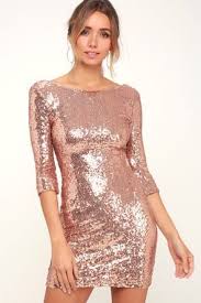 Love Me Now Matte Rose Gold Sequin Mini Skirt In 2020 Rose Gold Sequin Dress Sequin Dress Gold Sequin Dress