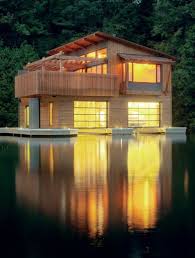 Wood Boat House Http Media Cache9 Pinterest Com Upload 207869339020897467 0f95dzub F Jpg Markris71 Cool Houses Floating House House Boat House In The Woods