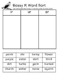 Bossy R Pack Ir Ur Er By Elizabeth Phonics Free Phonics Worksheets Free Phonics