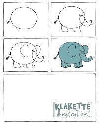 Elephant Dieren Tekenen Olifant Tekeningen Olifanten