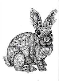Rabbit Animal Coloring Pages Mandala Coloring Pages Mandala Coloring