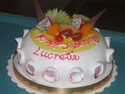 Usually used for chinese occasion especially traditional birthday for elderly people traditional chinese cake in the form of a stone decorated with a yellow flower on a gray matte plate in soft focus. Chinese Birthday Cake With Tomatoes Megan Hunt Flickr