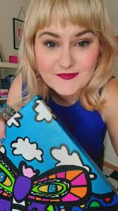 haven’t made a silly video in a bit & wanted to show off this cutesy  painting I finally finished this week!!! 🫶🦋☁️💞✨