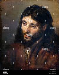 Head of christ painting hi-res stock photography and images