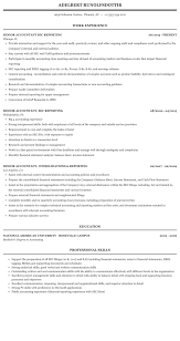 Using accounting resume samples can help you format and write your own accountant resume so you can get hired for your next job. Reporting Senior Accountant Resume Sample Mintresume