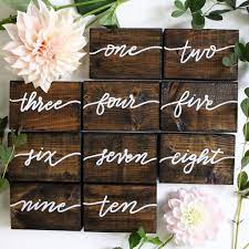 Maybe you would like to learn more about one of these? Calligraphy Wood Table Numbers Double Sided Hand Painted Table Numbers Rustic Wedding Table Markers Wood Table Numbers Wedding Table Numbers Wedding Diy