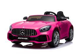 Our attention to details, creative designs and play features take favorite play themes and licensed characters and brings them to life for the child. First Drive Mercedes Benz Gtr Pink 2 Seater 12v Kids Cars Walmart Com Walmart Com