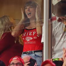 Taylor Swift at the Indianapolis Colts vs. Kansas City Chiefs game 