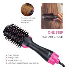 Wholesale Professional Hair Dryer Hot Air Comb Electric Hair Straightener Hot Air Flat Brush Secador De Cabelo Profissional Escova De Cabelo Cabelo