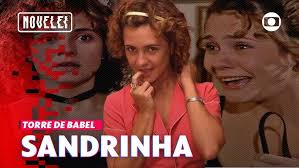 Sandrinha é um misto de vingança, malícia, beleza e sedução!