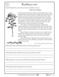 4th Grade Reading Writing Worksheets Reading Comprehension Voice Of Nature Greatkids Reading Worksheets Reading Comprehension 4th Grade Reading Worksheets