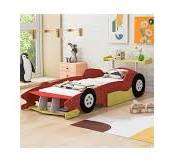 ‫Amazon.com: Harper & Bright Designs מיטת מכונית מרוץ בגודל ...‬‎