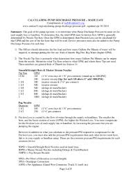 Calculating Pump Discharge Pressure Made Easy