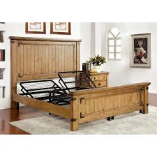 Twin xl bed frame black. Furniture Of America Fox Ii Metal Twin Xl Adjustable Bed Frame In Black Idf Mt Adj15 Tx