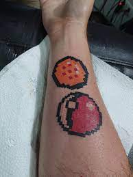 Check spelling or type a new query. I Don T If You Mind But I Just Wanted To Share My New Tattoo An 8 Bit Pokeball And The 7 Star Dragon Ball Two Of My Most Favorite Animes Games And That I