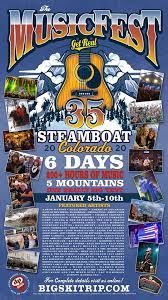 We hope that your thirsty ears will plan to join us! The Musicfest Steamboat 2020 Music Festival Wizard
