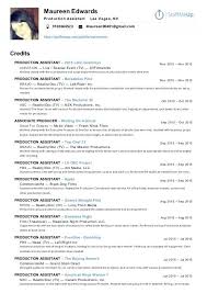top 20 production assistant resume