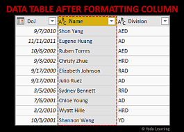 Steps To Format Columns Using Power Query