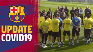 Barcelona's latest virus outbreak is warning to other cities. Barca S First Team Activity Suspended Due To Coronavirus Youtube