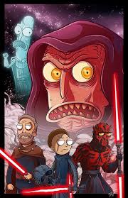 Rick Morty Star Wars Rick And Morty Poster Rick And Morty Crossover Rick I Morty
