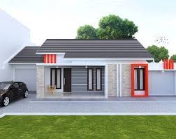 Interior, taman, warna cat, jendela, pagar dan bentuk denah rumah yang sangat lengkap. 35 Desain Rumah Minimalis Tampak Depan Terbaru 2021 Rumahpedia