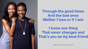 Best Friend Brandy Tribute Lyrics Youtube