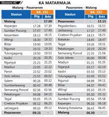 Maybe you would like to learn more about one of these? Jadwal Kereta Api Malang Matarmaja