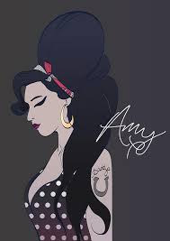 Amy Winehouse Tattoo Digital Art By Olena Mishyna And Svitlana Ostrovska