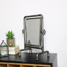 The bathroom mirror is an often overlooked, yet essential component of the bathroom. Industrial Tabletop Vanity Mirror 28cm X 37cm Windsor Browne