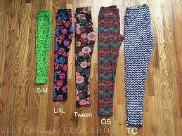Lularoe Leggings Size Chart This Photo Shows The Difference Between Kids S M All Kids Lularoe Leggings Lularoe Size Chart Leggings Lularoe Kids Leggings Size