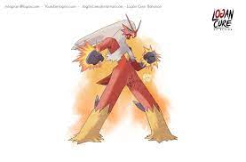 Blaziken Ken Sugimori Style By Logancure Art Pokemon Style