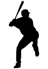 Baseball Pitcher Clipart Black And White Baseball Batter Vinyl Decal Baseball Batter Silhouette Clip Art Bear Stencil