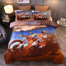 Delivering products from abroad is always free, however, your parcel may be subject to vat, customs duties or other taxes, depending on laws of the country you live in. Ntbed Extreme Sport Comforter Set Full Motorcycle Off Road Printed Reversible Quilt Motocross Dirt Bike Teens Boys Bedding Sets Blue Full Pricepulse