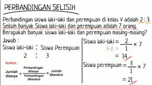 Selanjutnya akan dijelaskan mengenai perbandingan berbalik nilai. Perbandingan Jumlah Soal Perbandingan Jika Diketahui Jumlah Seluruhnya Youtube