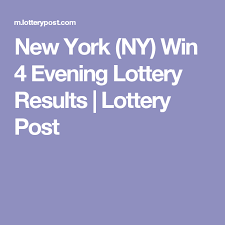 New York Ny Win 4 Evening Lottery Results Lottery Post Lottery Results Latest Lottery Results Lottery