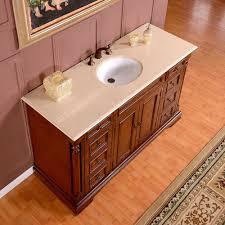 Maybe you would like to learn more about one of these? Silkroad 58 Inch Antique Single Sink Bathroom Vanity Cream Marfil Marble Counter Top