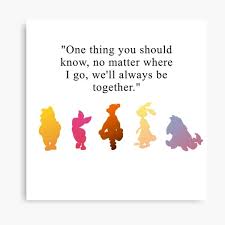 Thank a loved one, friend, or even a complete stranger for their kindness, generosity, gifts, or support with personalized thank you cards from shutterfly. Winnie The Pooh Quote Canvas Prints Redbubble