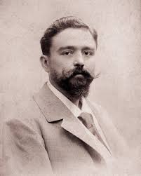 Portrait of composer and pianist Isaac Albeniz at the age of 35