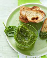 Crostini Mit Spinat Pesto Rezept Essen Und Trinken Pesto Rezept Essen Und Trinken Essen