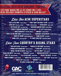 Official 2013 ACM Awards 'ZinePak (2-CD) by WM ACM ZINEPAK 1 3:  Amazon.co.uk: CDs & Vinyl