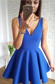 Simple A Line Homecoming Dress V Neck Sleeveless Party Dress Satin Short Prom Women Dresses Cutest Homecoming Dresses Dillard Homecoming Dresses From