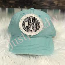 Raggy Patch Monogram Hat Monogram Hats Cute Hats Hats