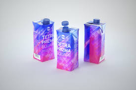 Tetra Pack Prisma Square 750ml With Helicap Closure Premium Carton Packaging 3d Model Pak Carton Package Drinks Packaging Design Juice Packaging Bottle Design