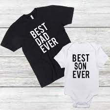 These matching super hero and sidekick shirts show everyone what a dynamic duo they are. Best Dad Ever Father And Son Matching Shirts Fathers Day Gift Dad And Funmunchkins